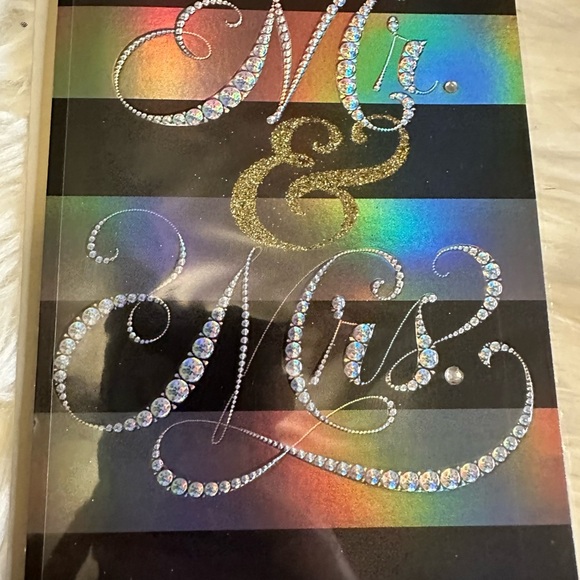 🧡10/$10 Mr. & Mrs. Striped greeting card - Picture 1 of 7
